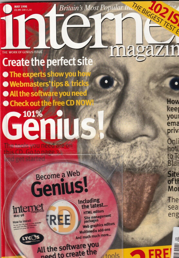 Internet Magazine Create The Perfect Site May 1998 090319nonr