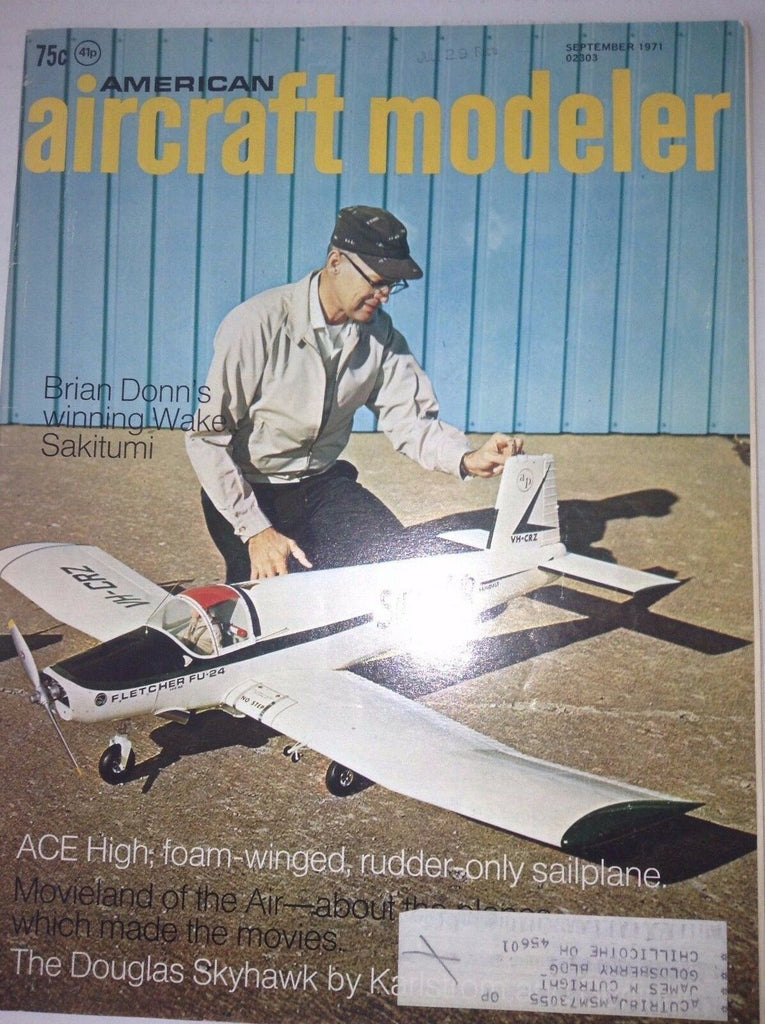 Aircraft Modeler Magazine Brian Donn's Sakitumi September 1971 041717nonrh