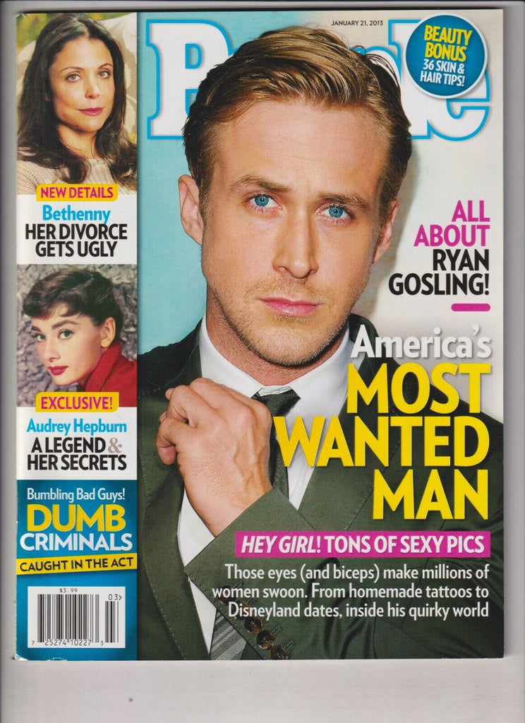 People Mag Ryan Gosling & Audrey Hepburn January 21, 2013 NO ML 030920nonr