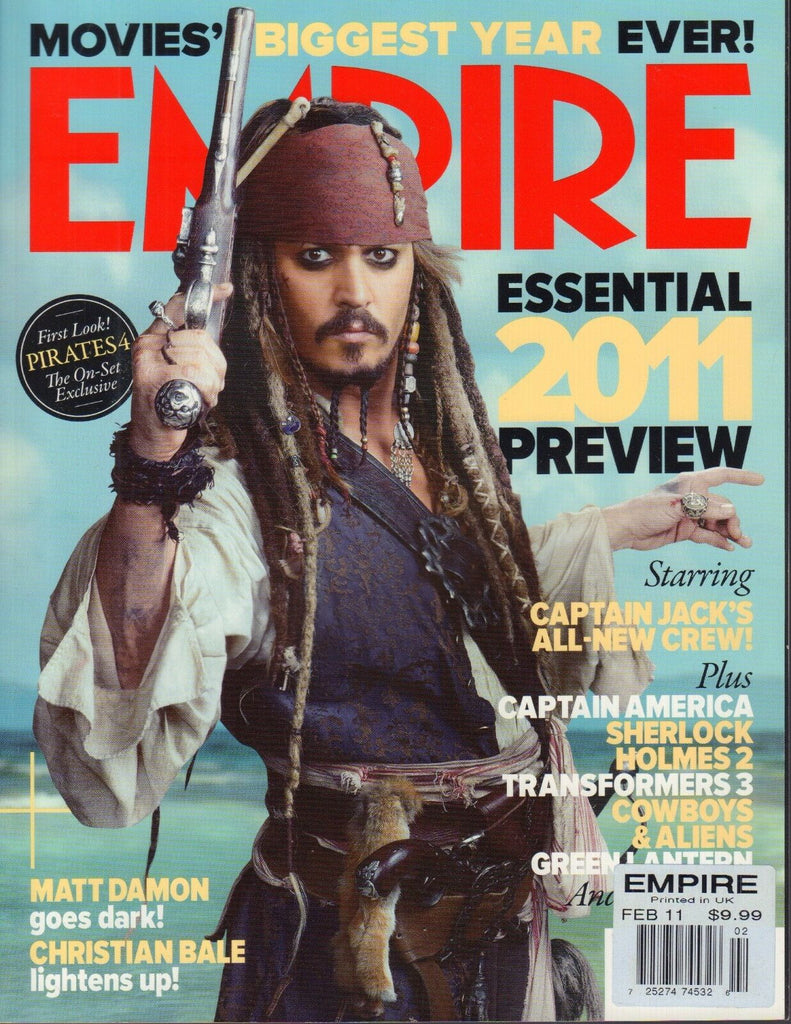 Empire February 2011 Johnny Depp Sherlock Holmes 2 020818DBE