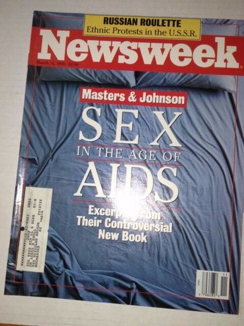 Newsweek Magazine Sex And The Age Of Aids March 14, 1988 101216R2