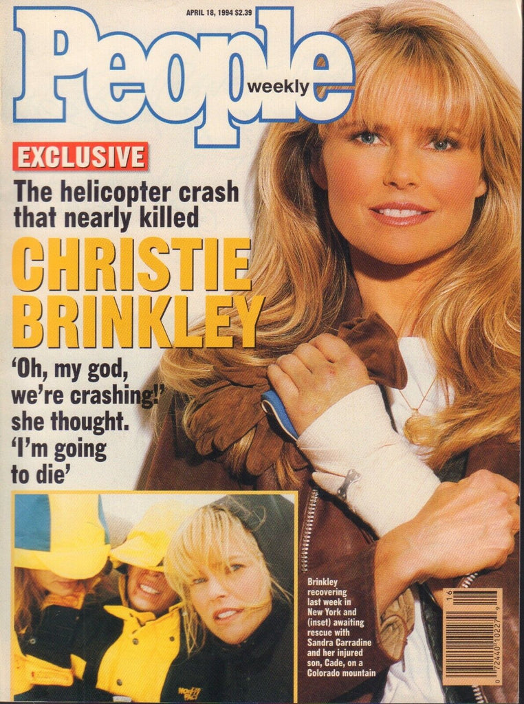 People Weekly April 18 1994 Christie Brinkley Sanra Carradine 090518AME