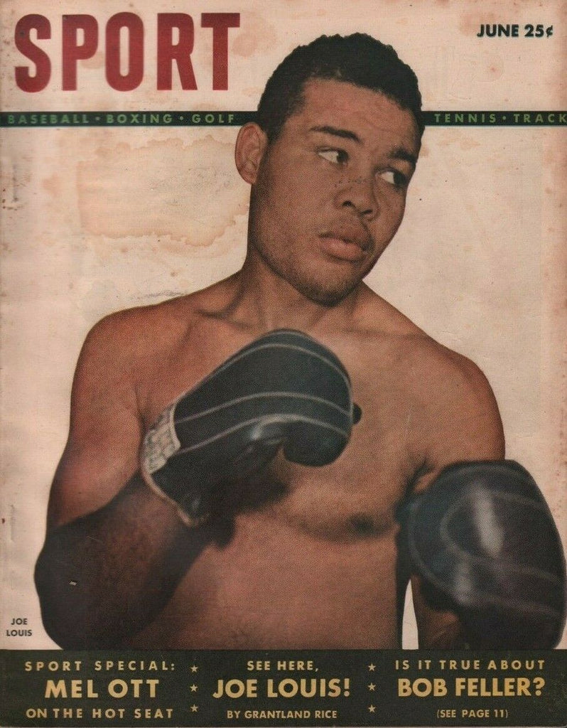 Sport Magazine June 1948 Joe Louis Bob Feller Mell Ott 071719DBE