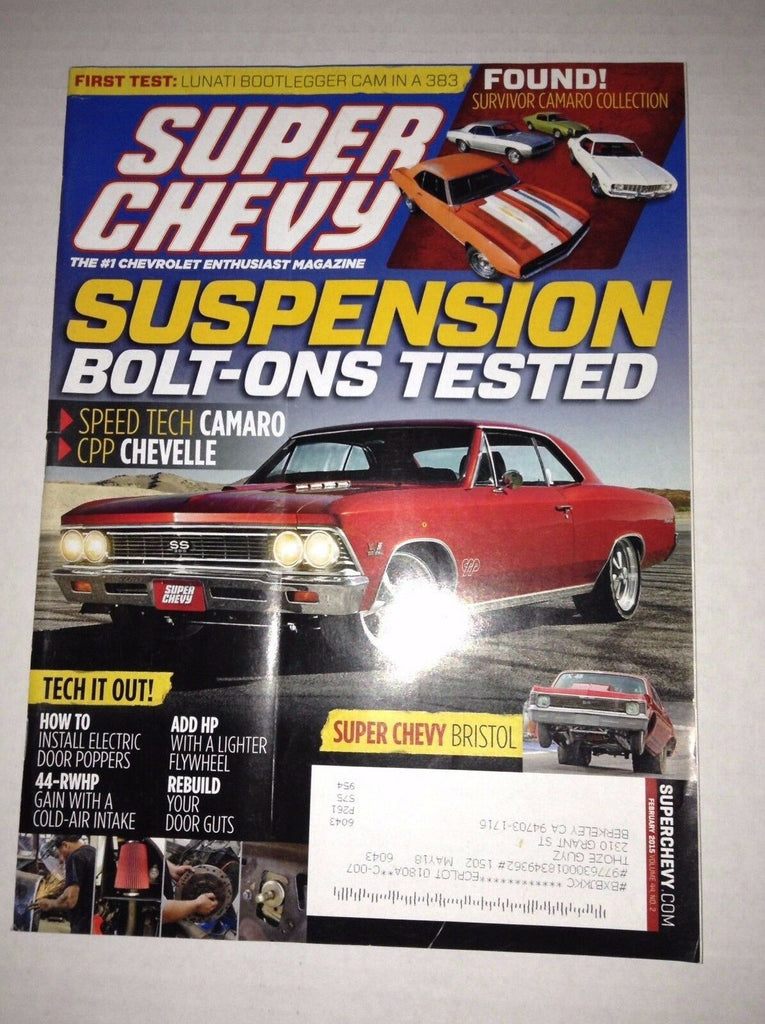 Super Chevy Magazine Suspension Bolt-Ons Tested February 2015 030717NONRH