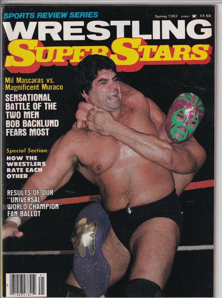 Wrestling Superstars Mil Mascaras Vs Magnificent Muraco Spring 1982 052419nonr