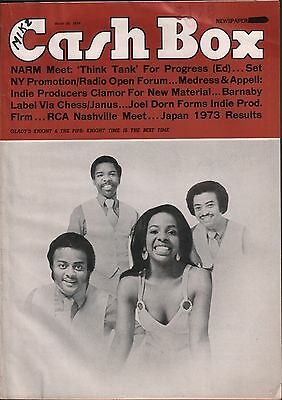 Cash Box March 30 1974 Glady's Knight & the Pips EX 120115DBE