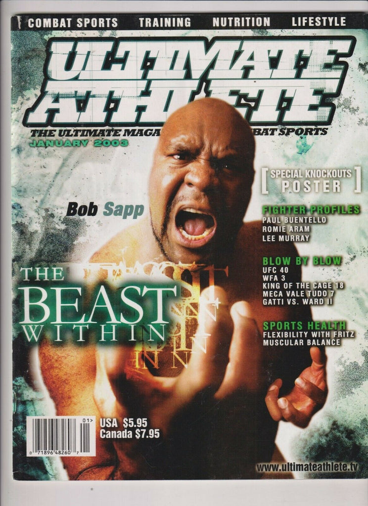 MMA Worldwide Mag Bob Sapp Paul Buentello Romie Aram January 2003 103019nonr