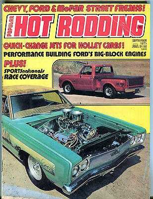 Popular Hot Rodding Magazine September 1976 Ford's Big-Block VGEX 062116jhe