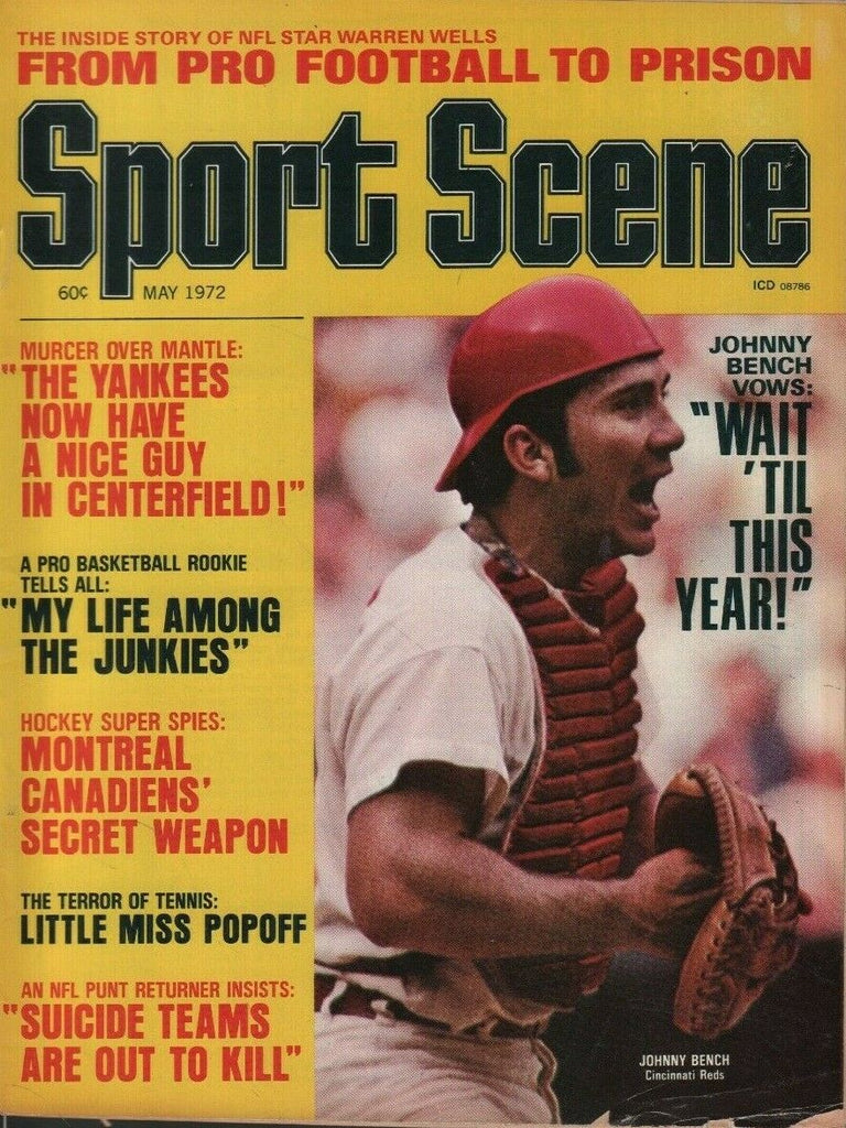 Sport Scene May 1972 Johnny Bench Reggie Smith Jerry Sloan 050719DBE2