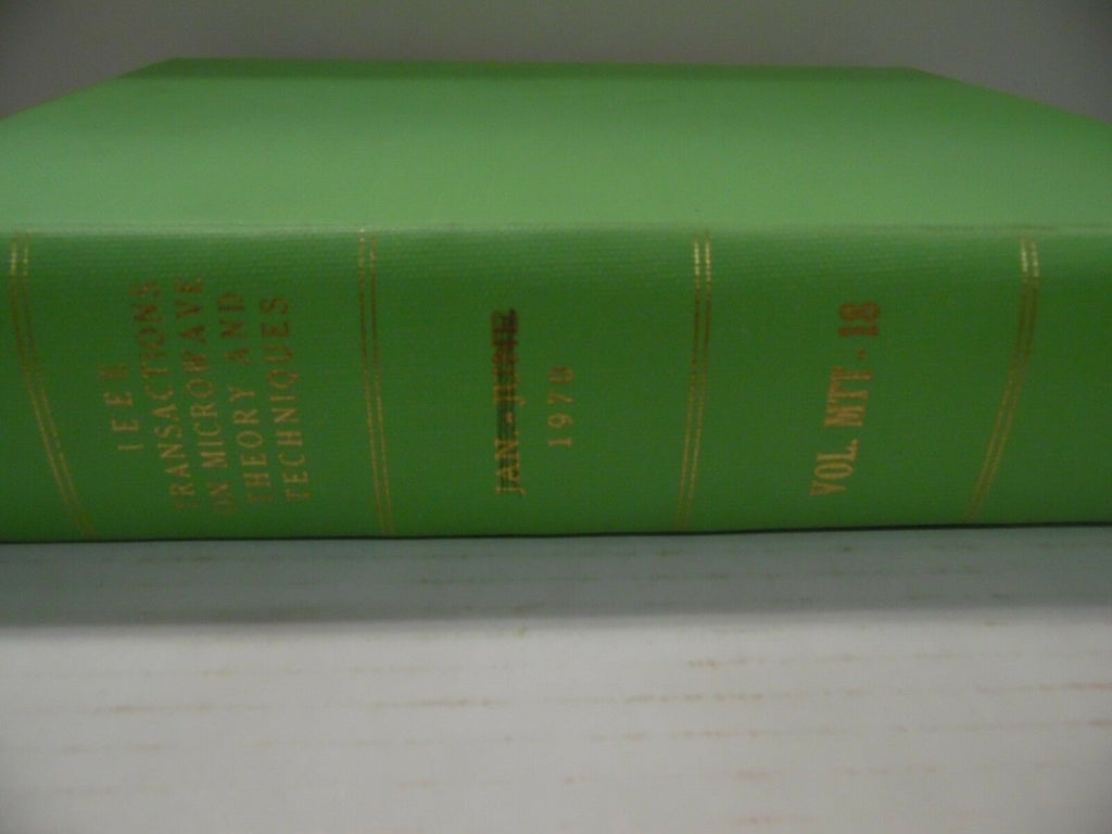 IEEE Transactions on microwave Theory and Techniques Jan-Dec 1970 111918AME4