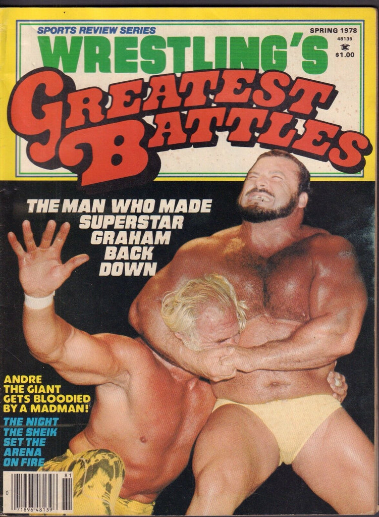 Wrestling's Greatest Battles Spring 1978 Superstar Graham, Andre 040717nonDBE2