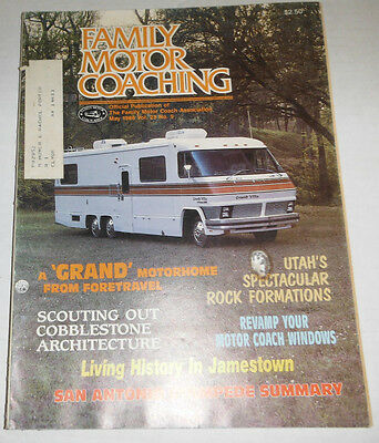 Family Motor Coaching Magazine Grand Motorhome May 1986 072914R