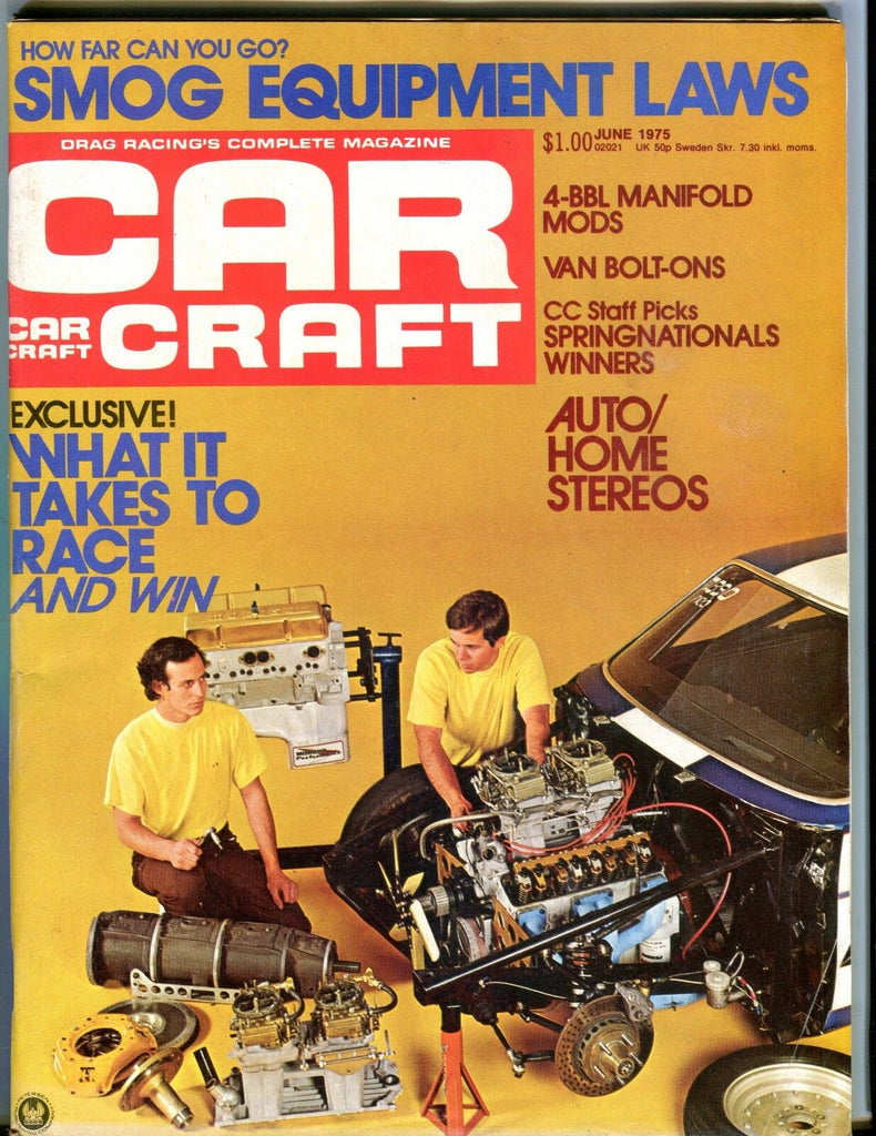 Car Craft Magazine June 1975 Auto Home Stereos EX No ML 051817nonjhe