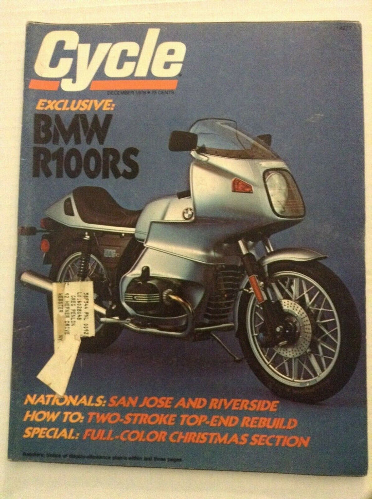 Cycle Mag BMW R100RS Nationals & How To's December 1976 072619nonrh