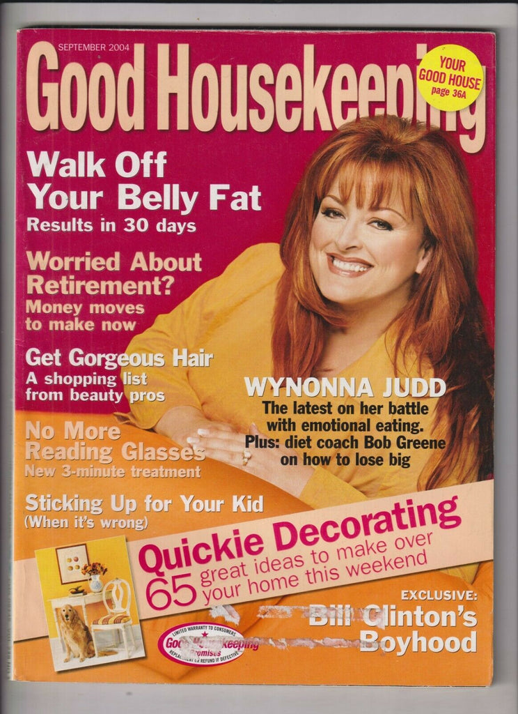 Good Housekeeping Mag Wynonna Judd & Quick Decorating September 2004 022520nonr