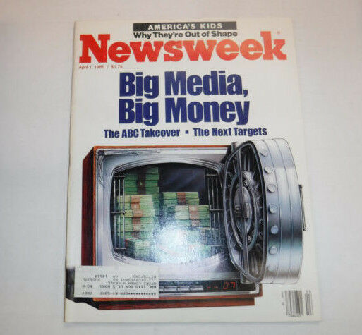 Newsweek Magazine Big Media Big Money April 1, 1985 101916R