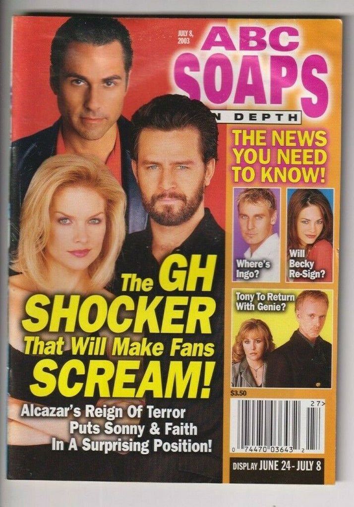 ABC Soaps Mag GH Ted King Maurice Benard July 8, 2003 111719nonr