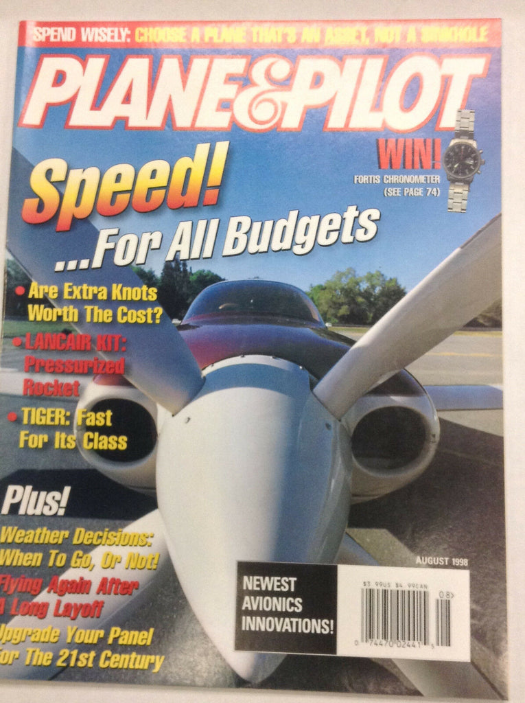 Plane & Pilot Magazine Lancair Kit Tiger August 1998 062617nonr