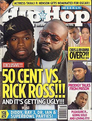 Hip-Hop Weekly February 13 2009 50 Cent, Rick Ross VG 060616DBE