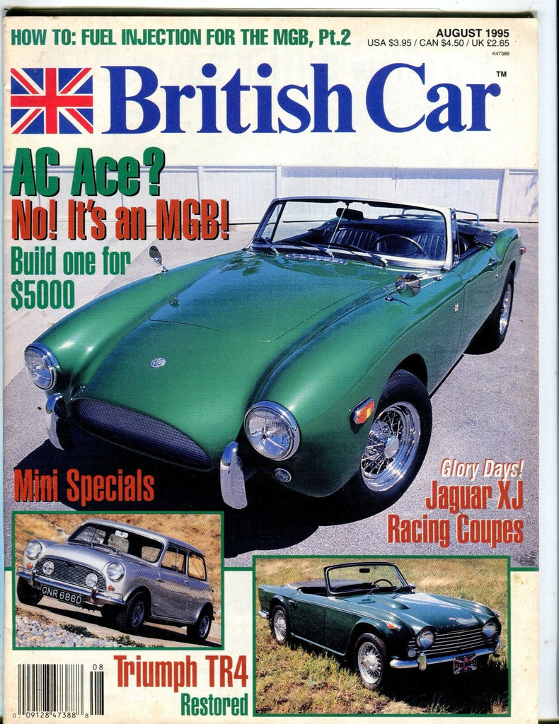 British Car Magazine August 1995 EX MGB No ML 051917nonjhe