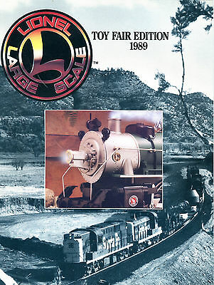 Lionel Trains Large Scale Toy Fair Edition Catalog 1989 EX 071016jhe2