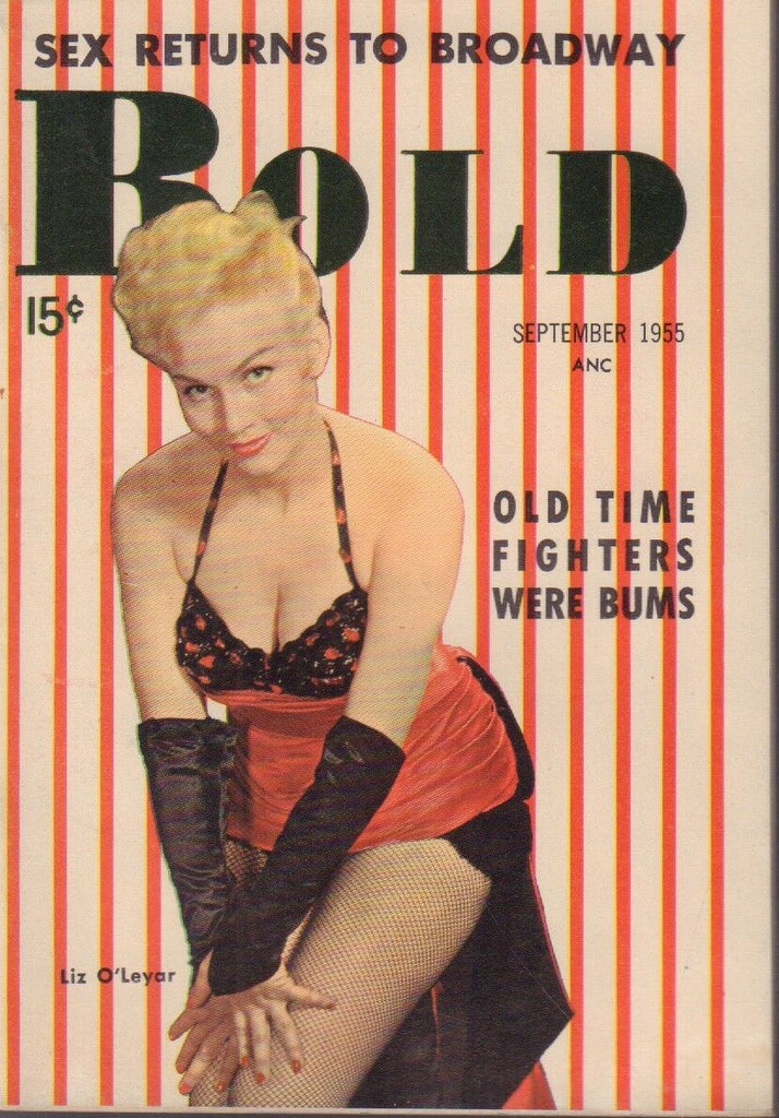 Bold Digest September 1955 Liz O'Leyar Cheesecake Pin Up 091318AME