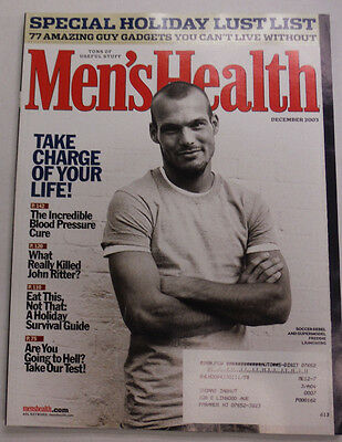 Men's Health Magazine Freddie Ljunberg December 2003 030615R2