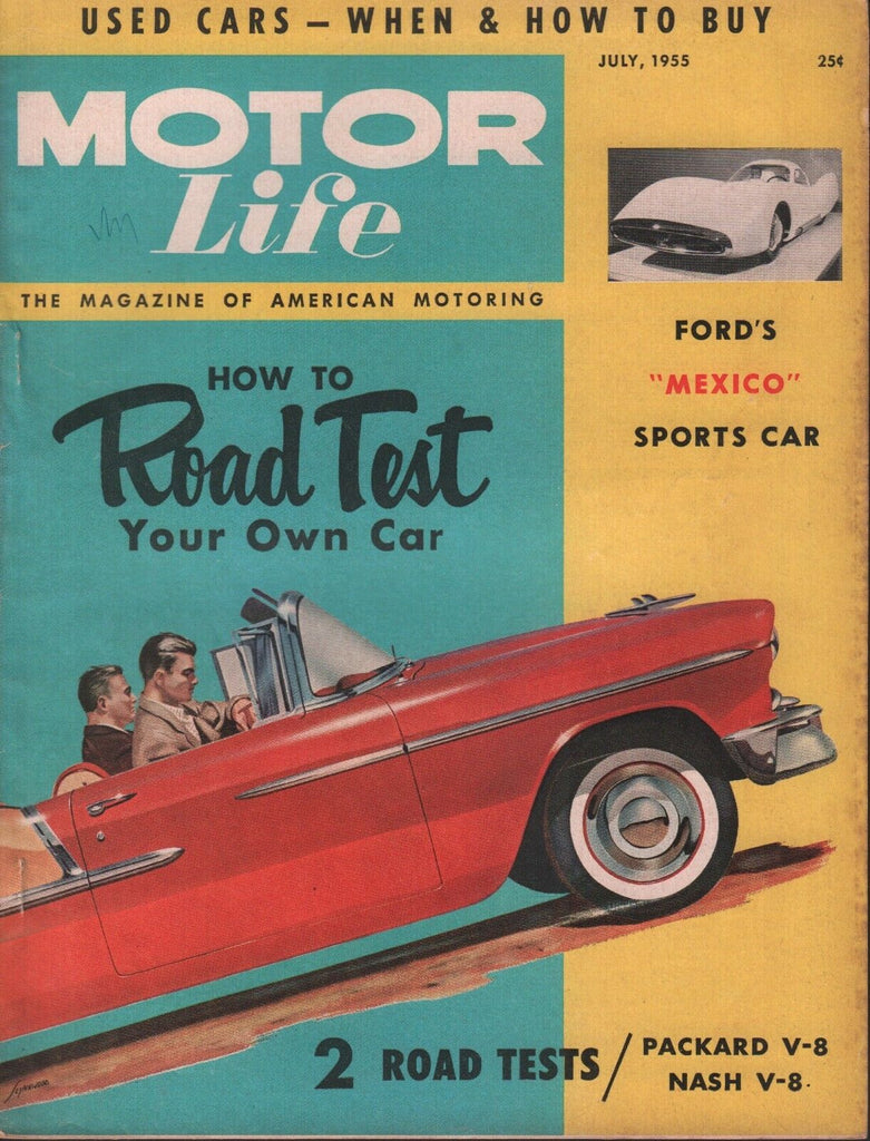 Motor Life Magazine July 1955 Packard V-8 Nash V-8 011719AME