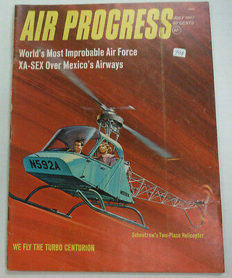 Air Progress Magazine Scheutzow's Two-Place Helicopter July 1967 FAL 060115R