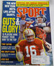 Sport Magazine Joe Montana, Jumbo Elliott, Lenny Dykstra July 1991 120612R