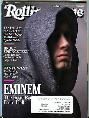 Rolling Stone Magazine November 25 2010 Eminem w/ML EX 032516jhe