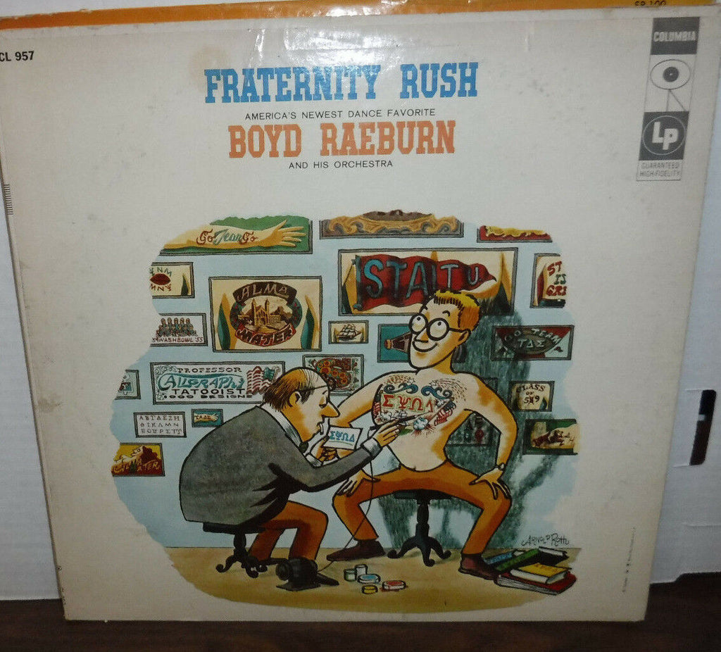 Fraternity Rush Boyd Rawburn vinyl CL957 011418LLE