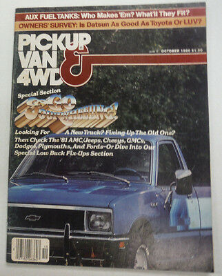 Pickup Van & 4WD Magazine Go Fourwheeling Dodges Plymouths October 1980 050215R