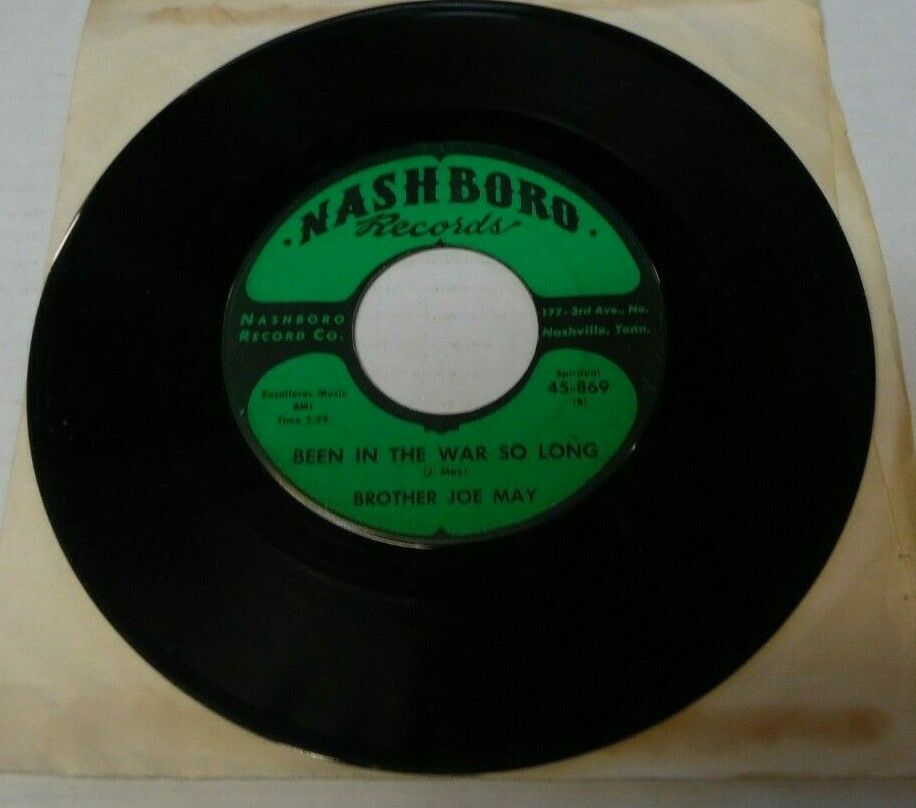 Brother Joe May Been in the War so Long & Harder is my Fight 45 rpm 022920LLE45