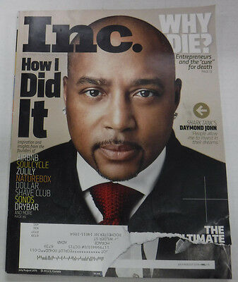 Inc. Magazine Daymond John Shark Tank August 2015 082015R