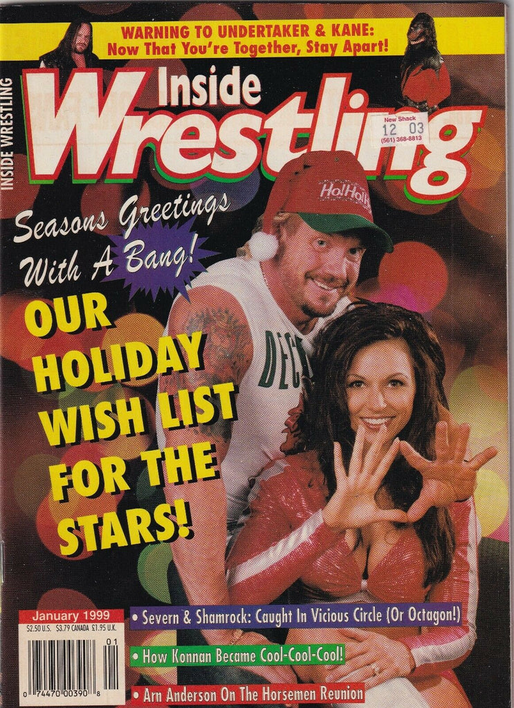Inside Wrestling Magazine DDP Severn & Shamrock January 1999 060419nonr