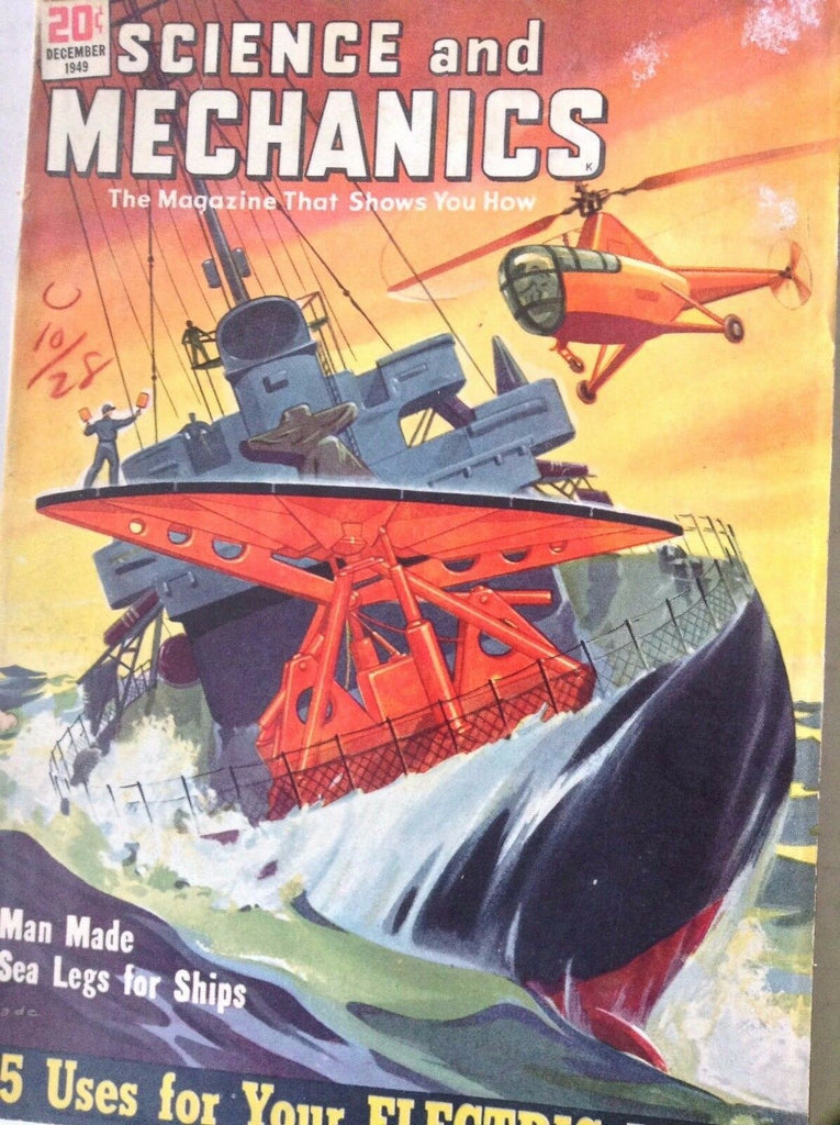 Science And Mechanics Magazine Man Made Sea Legs December 1949 082917nonrh