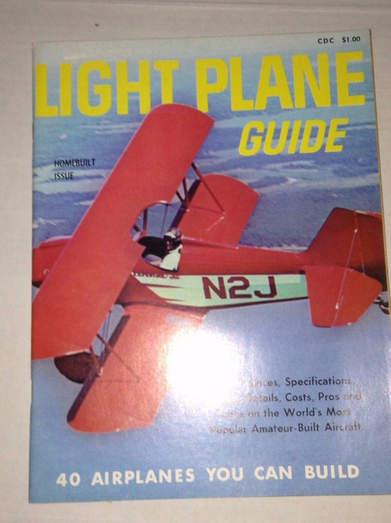 Light Plane Guide Magazine 40 Airplanes You Can Build 1965 Vol.1 No.2 010217RH