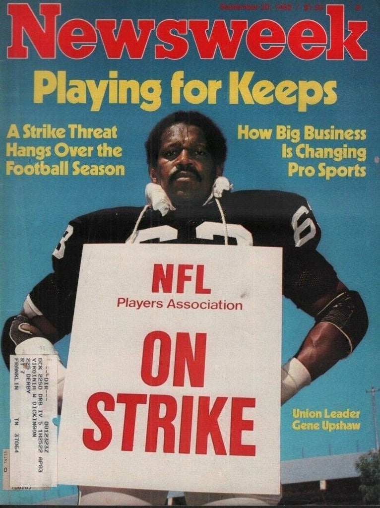 Newsweek September 20 1982 Gene Upshaw Stephan Wozniak w/ML 090318DBE2
