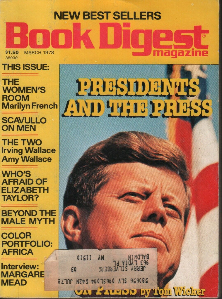 Book Digest Magazine March 1978 John F Kennedy Marilyn French w/ML 061719AME