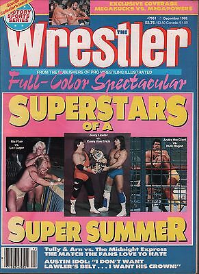 The Wrestler December 1988 Andre The Giant, Hulk Hogan, Ric Flair VG 122315DBE