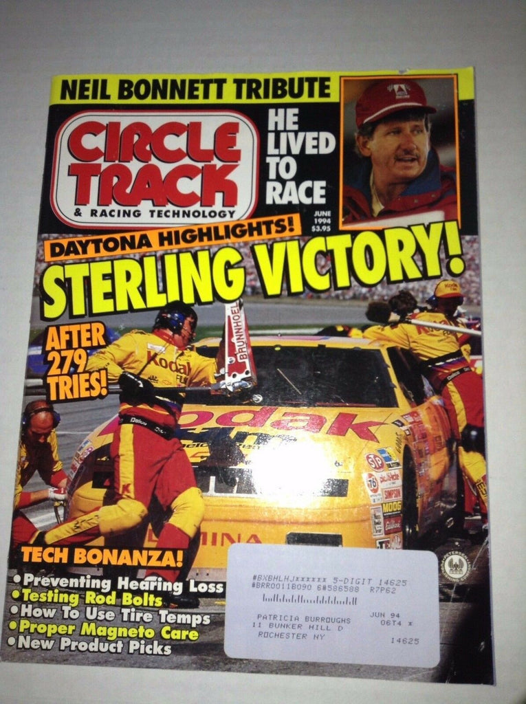Circle Track Magazine Daytona Highlights Sterling Victor June 1994 040117NONRH