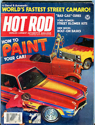 Hot Rod Magazine July 1980 How To Paint Your Car EX 040416jhe