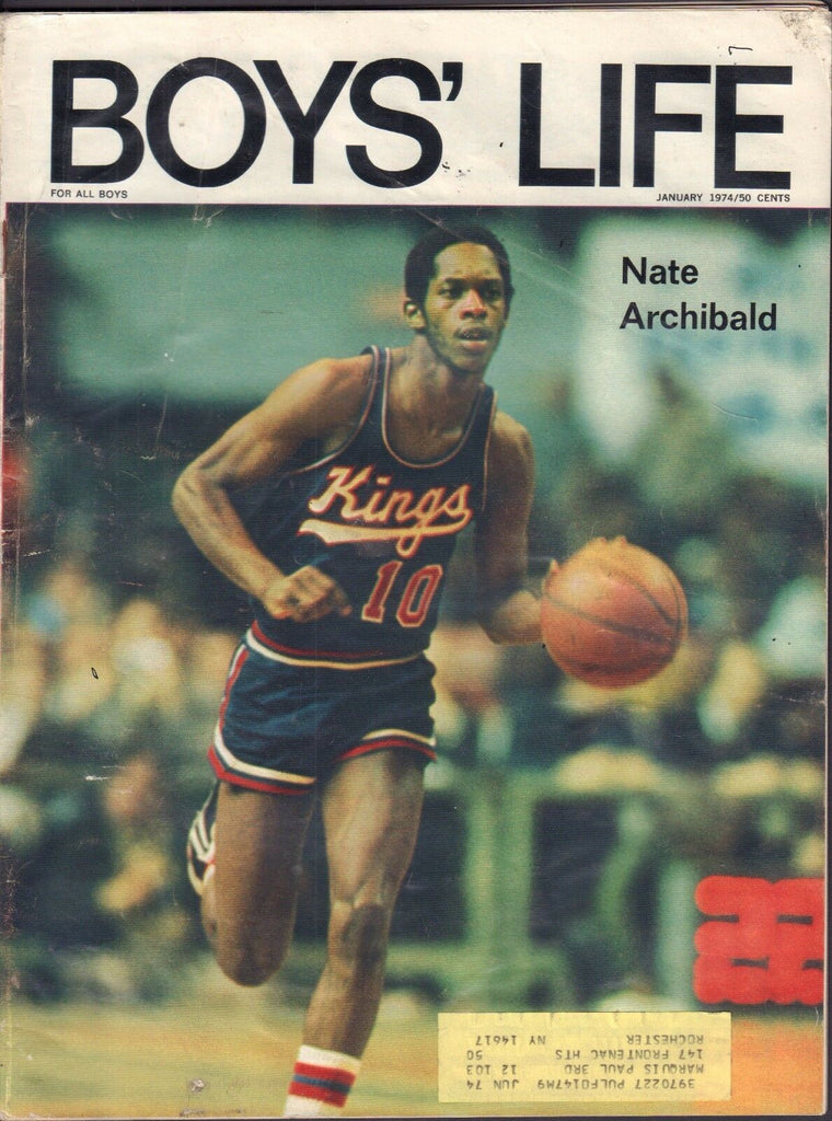 Boy's Life January 1974 Nate Archibald w/ML 011717DBE