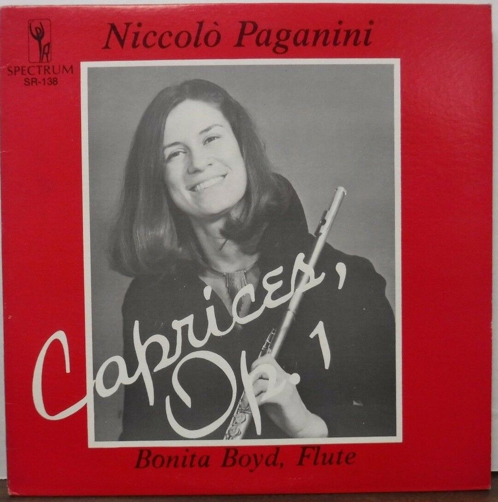 Niccolo Paganini Bonita Boyd, Flute Caprices Op. 1 SR-138 112016LLE