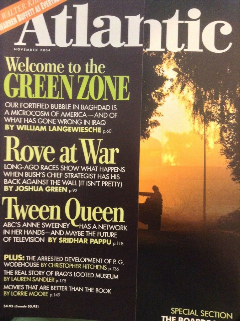 Atlantic Magazine Welcome To The Green Zone November 2004 041918nonrh