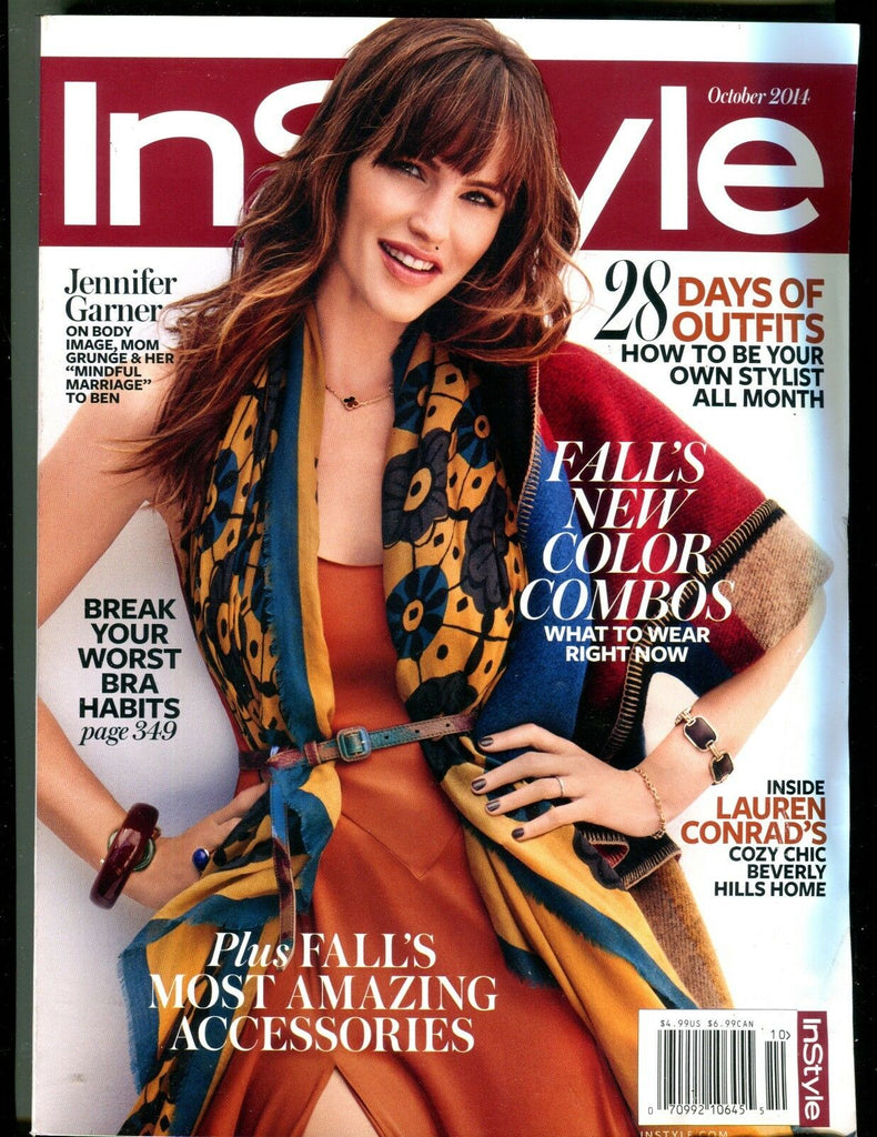 In Style Magazine October 2014 Jennifer Garner EX No ML 122216jhe
