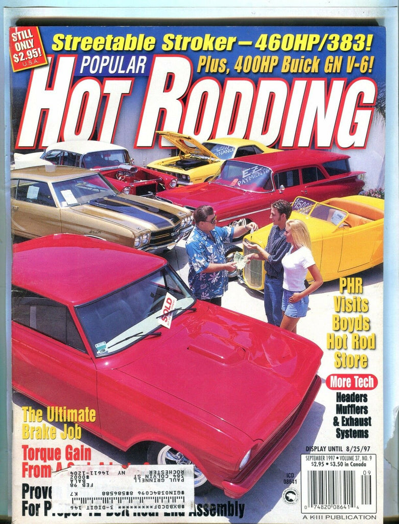 Popular Hot Rodding Magazine September 1997 400HP Buick EX w/ML 031717nonjhe