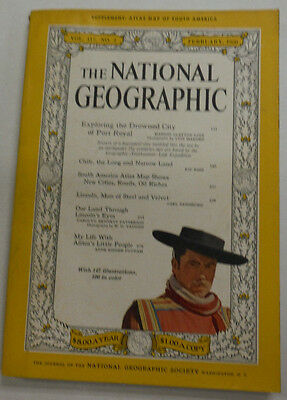 The National Geographic Magazine Exploring Drowned Royal February 1960 110514R1
