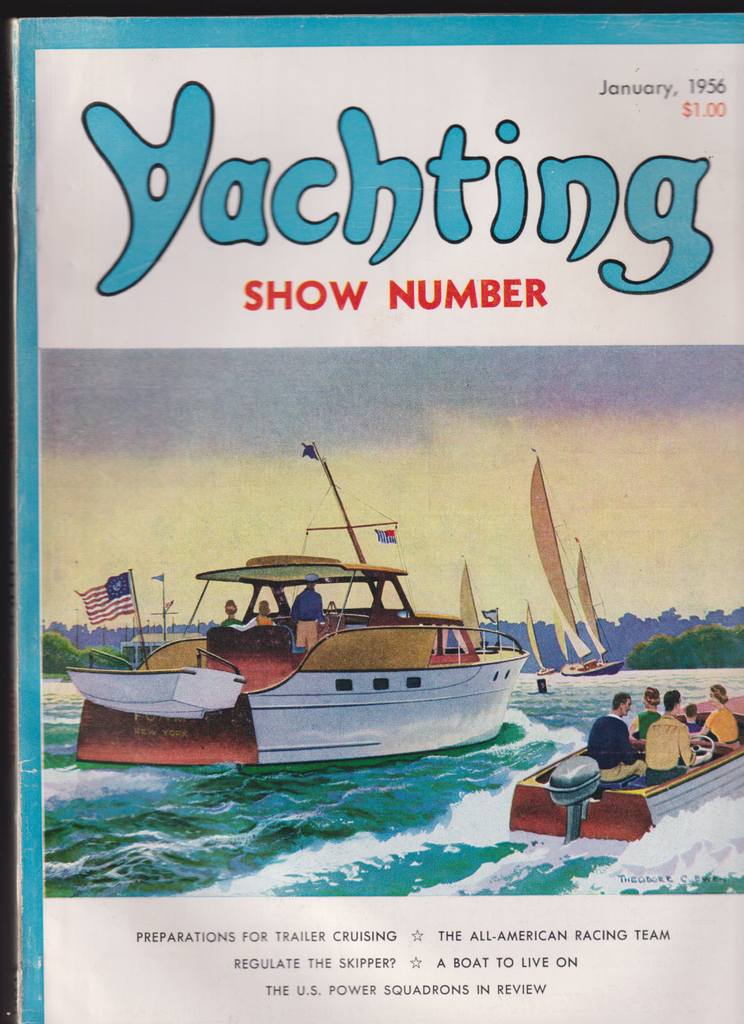 Yachting Mag Prepping For Trailer Cruising January 1956 122019nonr